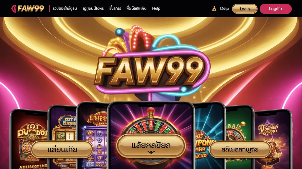 faw99 เว็บสล็อตออนไลน์อันดับ 1 ประเทศไทย พร้อมเครดิตฟรีและโบนัสมากมาย